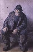 Michael Ancher Skagen Fisherman oil